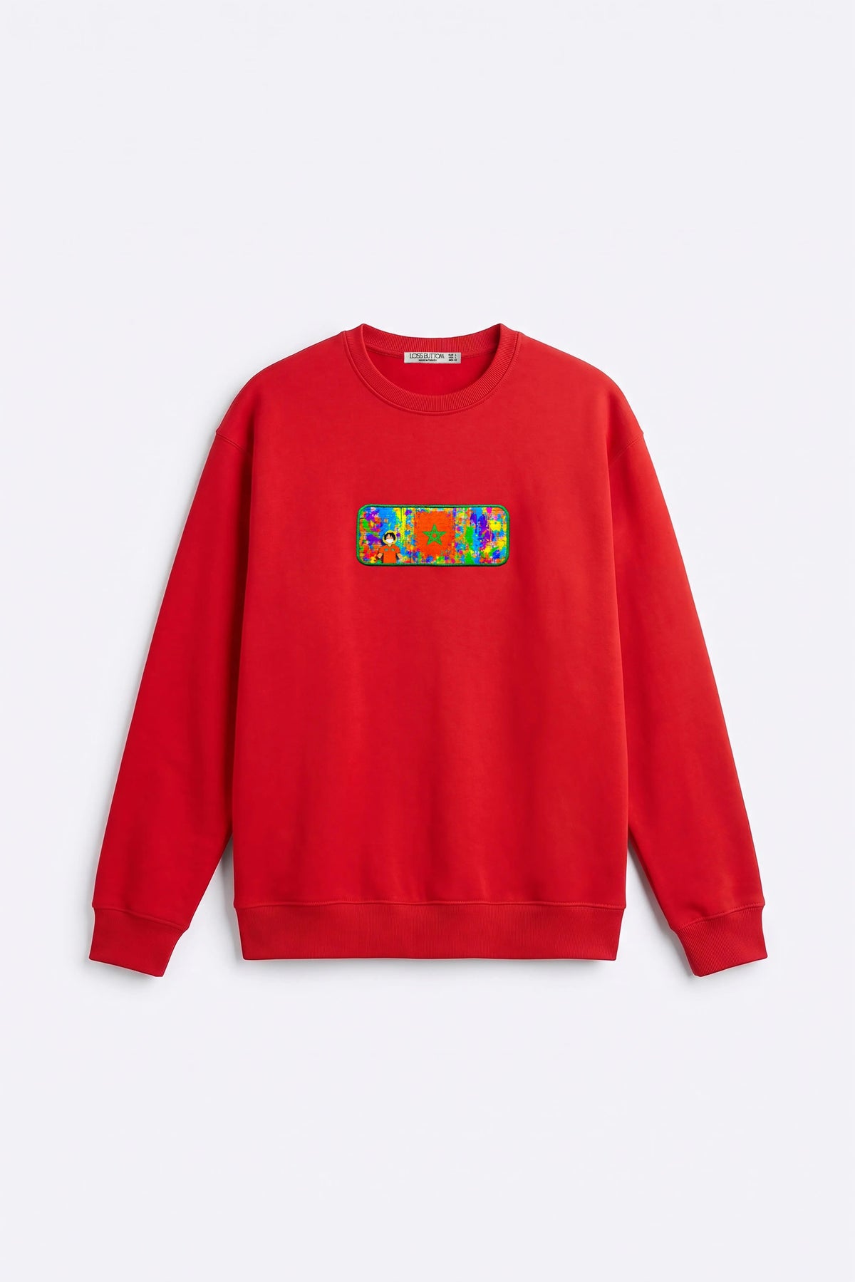 #Drop 1 Maroc - Sweat avec Patch Brodé Graffiti Mural